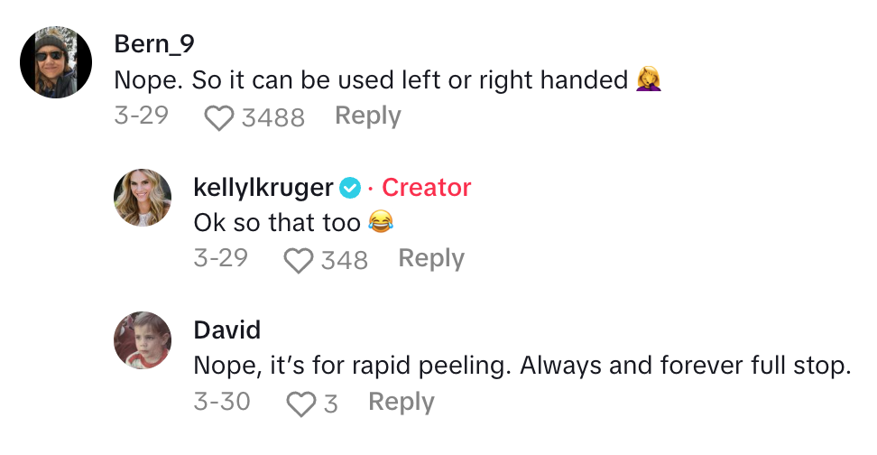 Screenshot 2025 04 08 at 6.21.00 PM Busy Mom Shares The Really Fast Way Youre Can Use Both Sides Of A Peeler To Make Quick Work Of An English Cucumber